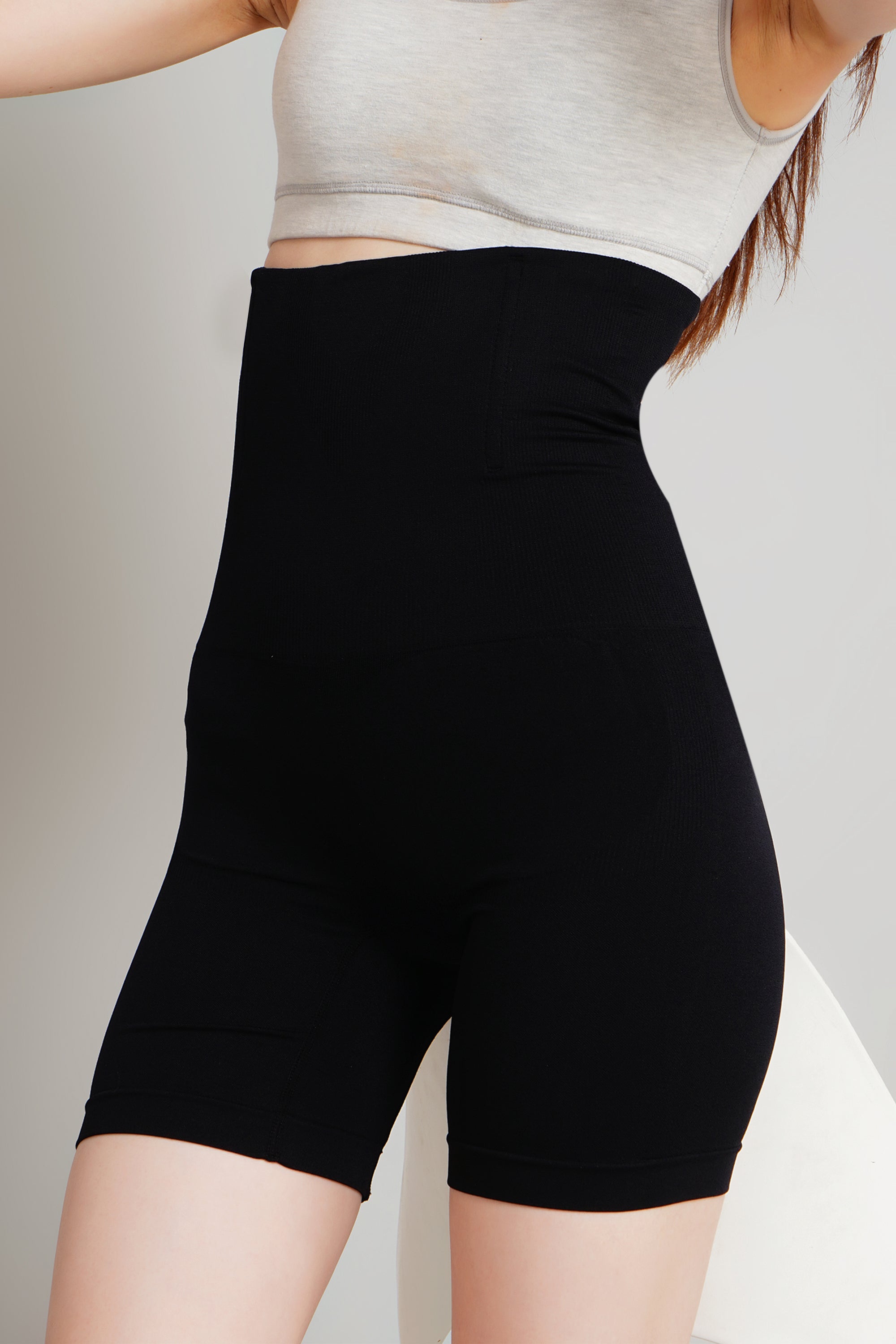 KAINISHA Curve+ Premium Plus Size Shapewear Shorts for Women – High Waist Comfort Support