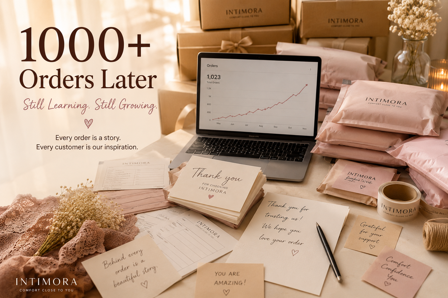 What 1000+ Orders a Month Taught Me | INTIMORA