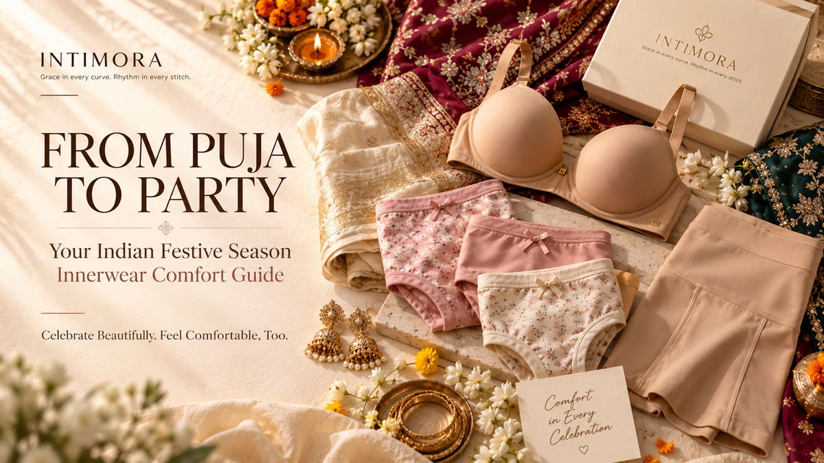 From Puja to Party: Your Indian Festive Season Innerwear Comfort Guide | INTIMORA