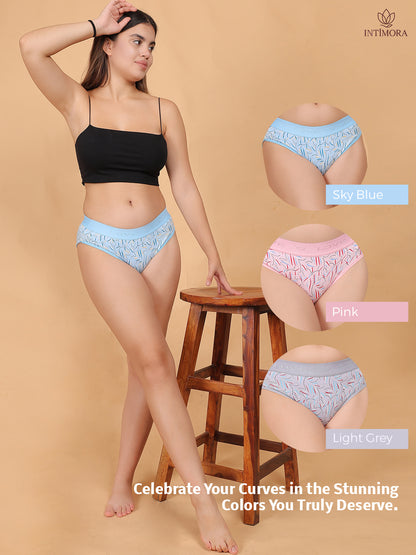 INTIMORA Yonika 30-Day Comfort Pack – 30 Panties (Lycra, Cotton &amp; Interlock | Assorted Prints, Colors &amp; Fabrics)