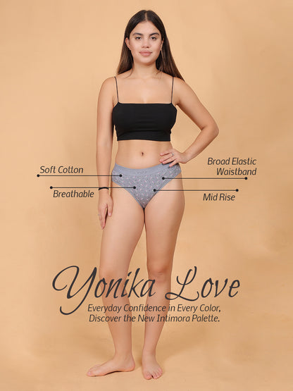 INTIMORA Yonika 30-Day Comfort Pack – 30 Panties (Lycra, Cotton &amp; Interlock | Assorted Prints, Colors &amp; Fabrics)