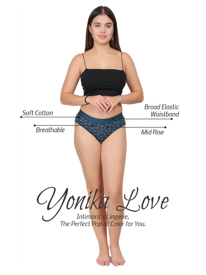 INTIMORA Yonika 30-Day Comfort Pack – 30 Panties (Lycra, Cotton &amp; Interlock | Assorted Prints, Colors &amp; Fabrics)