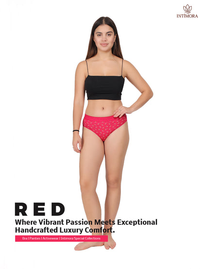INTIMORA Yonika 30-Day Comfort Pack – 30 Panties (Lycra, Cotton &amp; Interlock | Assorted Prints, Colors &amp; Fabrics)