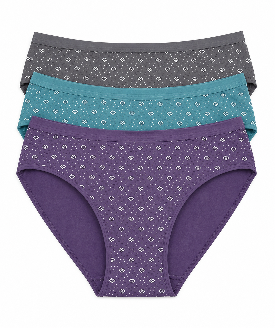 INTIMORA Yonika Pack of 5 Cotton Printed Panties – Soft Mid Rise Comfort (Assorted)