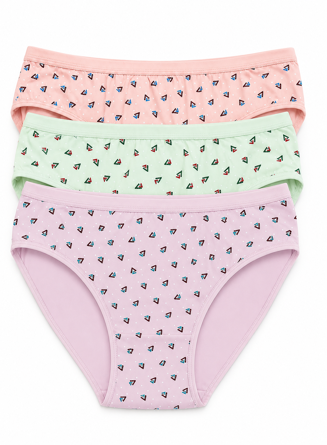 INTIMORA Yonika Pack of 5 Cotton Printed Panties – Soft Mid Rise Comfort (Assorted)