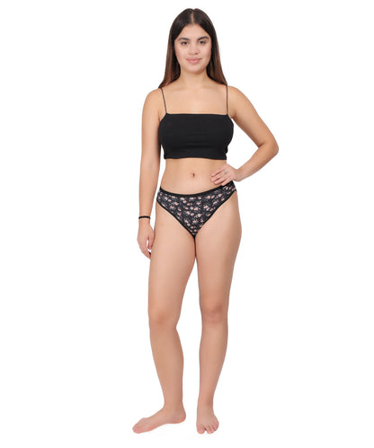 INTIMORA Yonika Mix Printed Panties Pack of 3 – Love &amp; Komal Mid Rise | Multi color combo