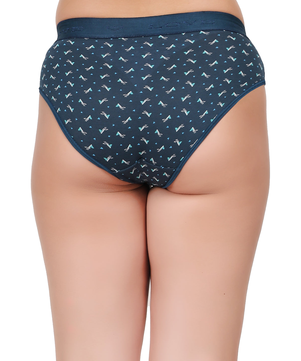 INTIMORA Pack of 7 Cotton Panties – Broad Waistband Mid Rise Printed