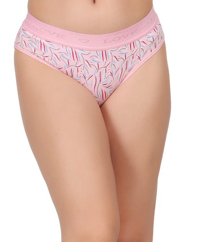 INTIMORA Yonika Broad Waistband Printed Panties Pack of 5 – Soft Stretch Everyday Comfort Panties