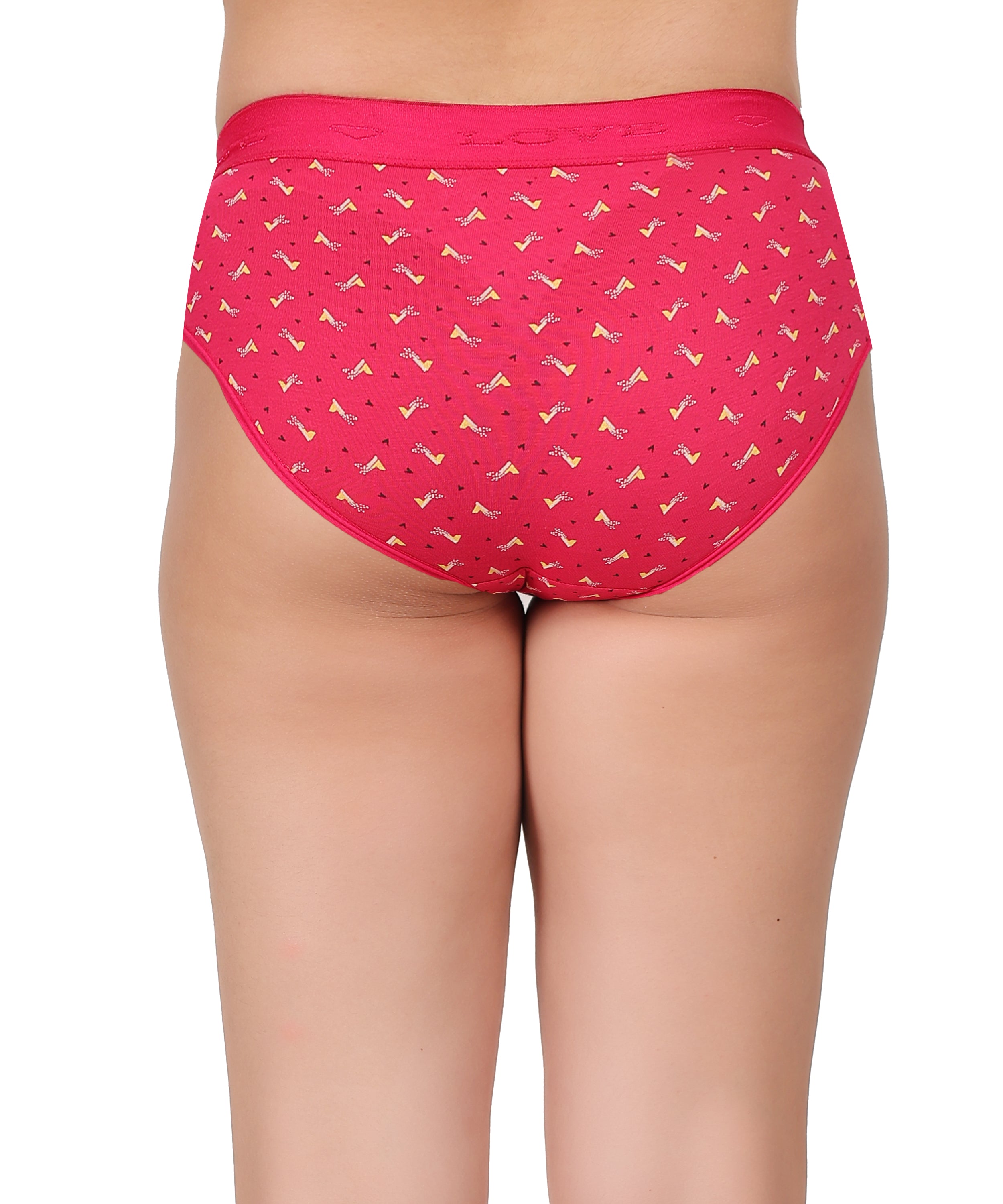 INTIMORA Yonika Mix Printed Panties Pack of 3 – Love &amp; Komal Mid Rise | Multi color combo