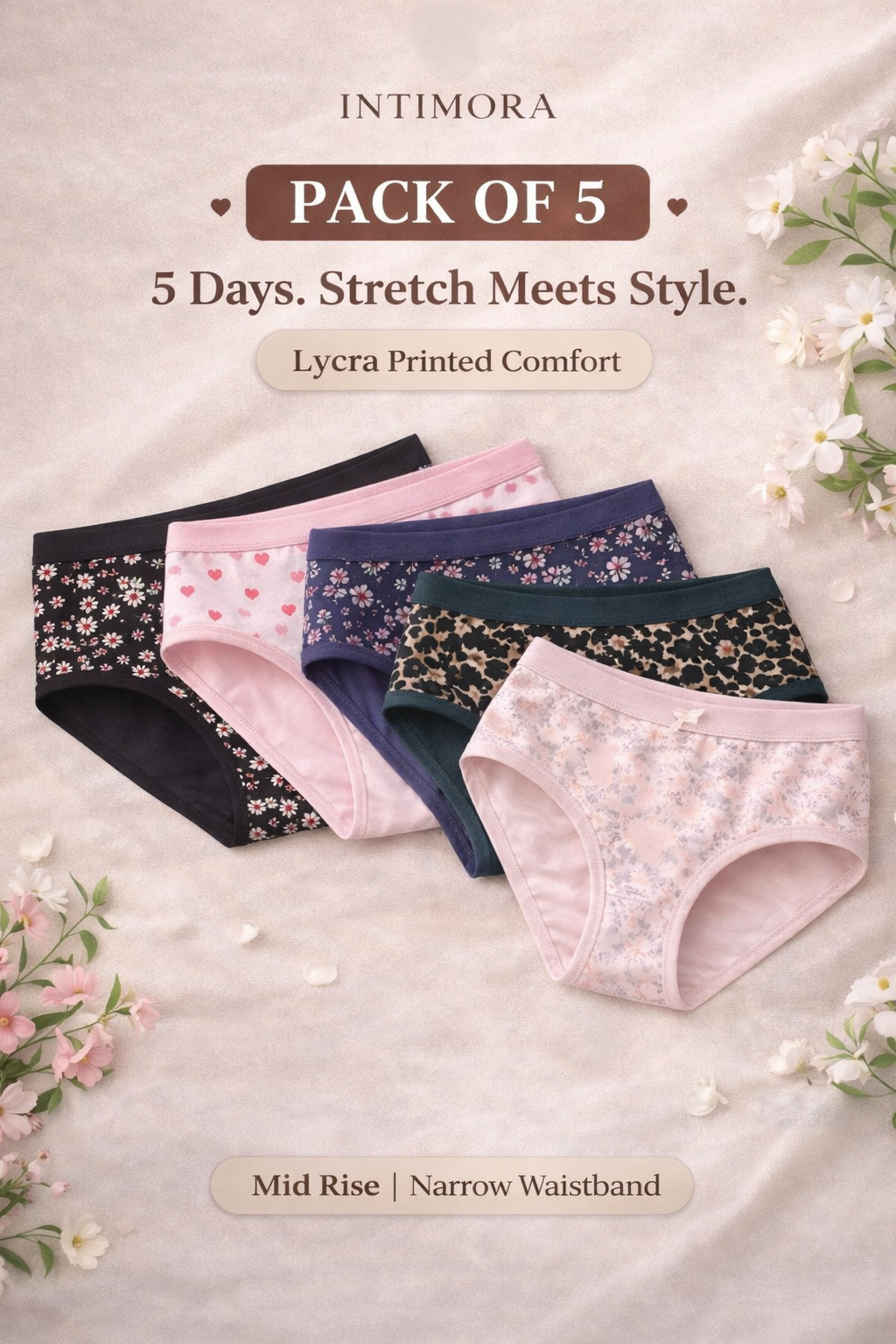 Pack of 5 women&