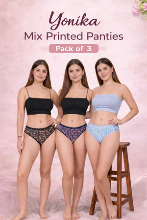 Mix Pack – Yonika Love & Komal Panties (Set of 3 Assorted)