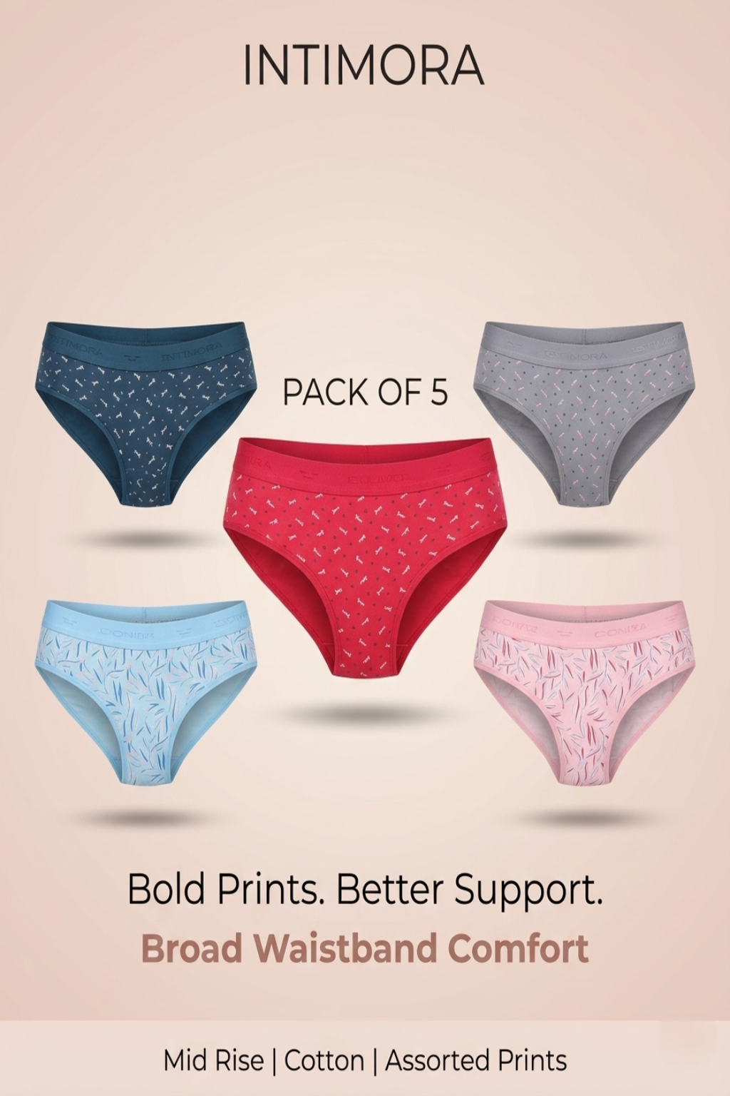 Pack of 5 women&