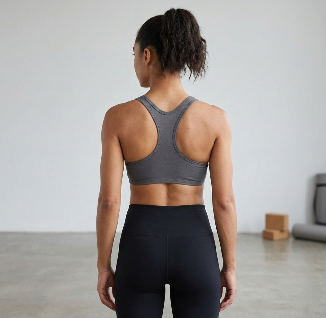 INTIMORA Racerback Sports Bra – Everyday Support Activewear Bra for Women
