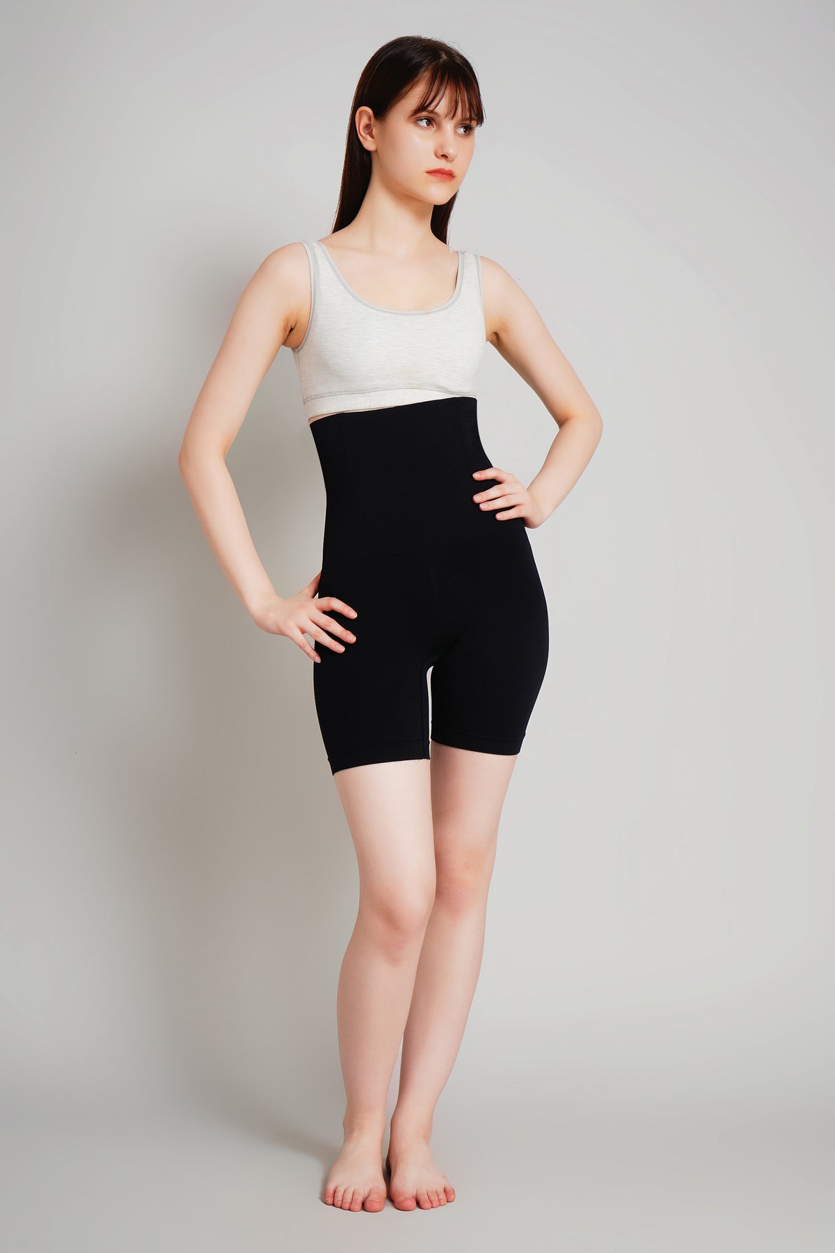 KAINISHA Curve+ Premium Plus Size Shapewear Shorts for Women – High Waist Comfort Support