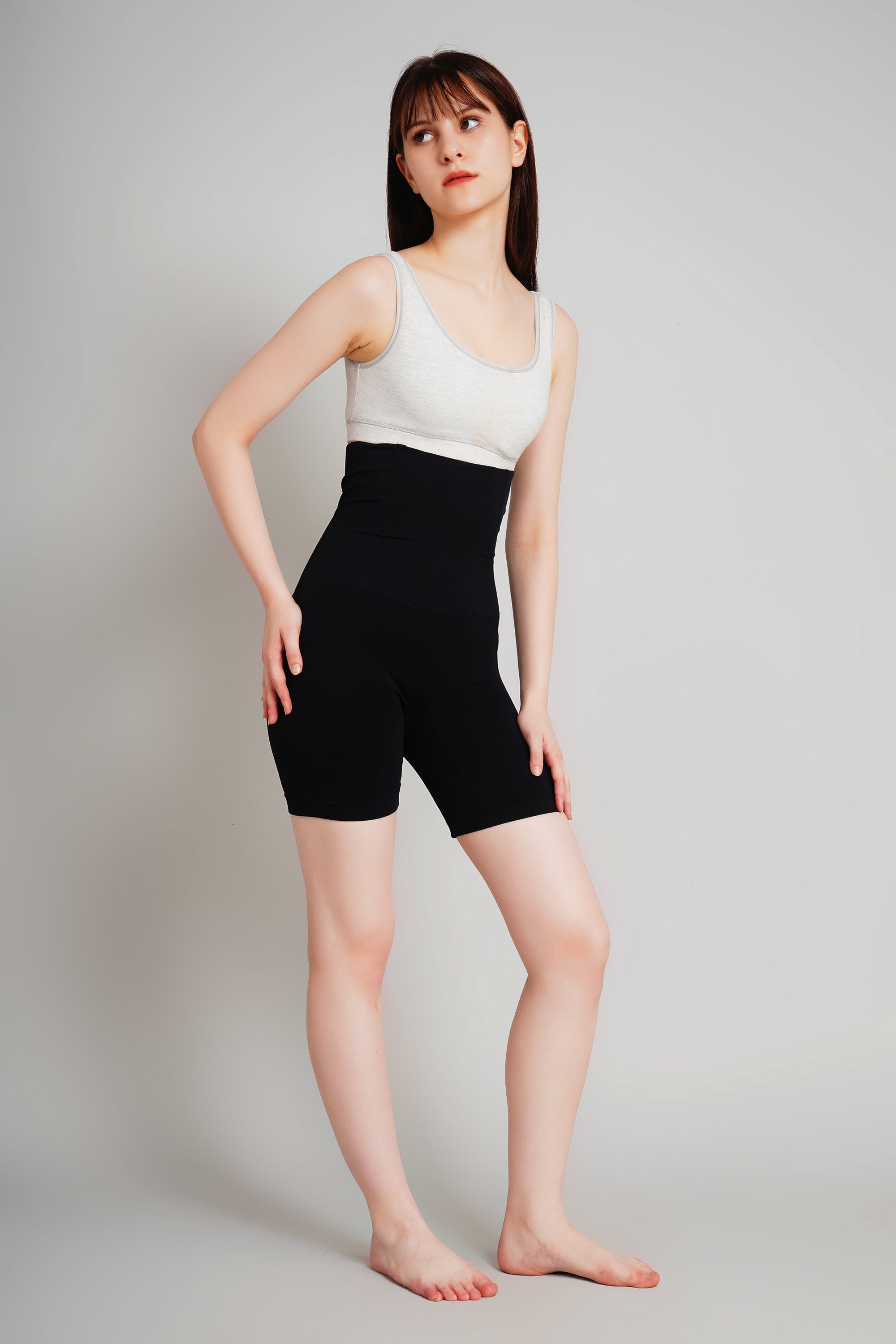 KAINISHA Curve+ Premium Plus Size Shapewear Shorts for Women – High Waist Comfort Support