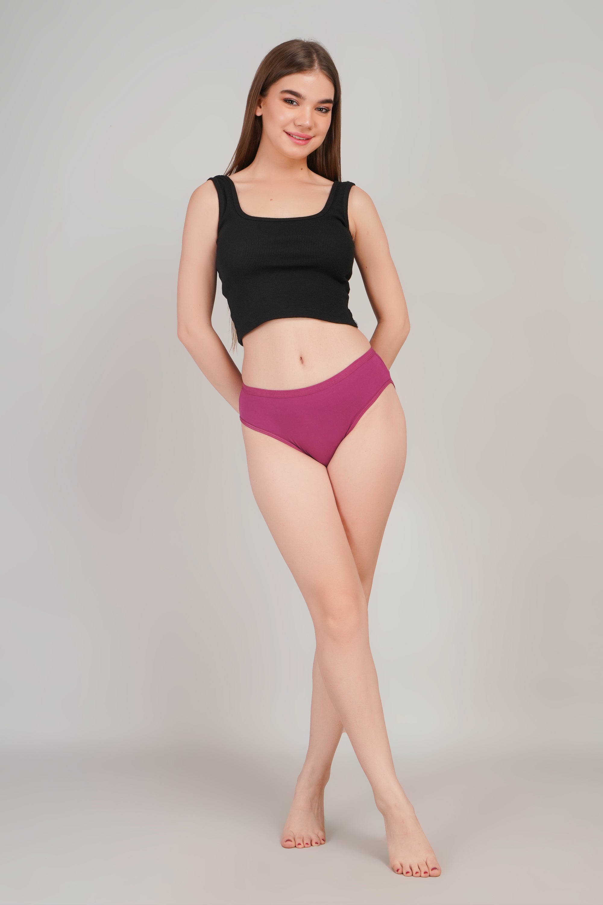 INTIMORA Yonika Komal Mix Pack – Pack of 3 (Cotton + Lycra | Assorted)