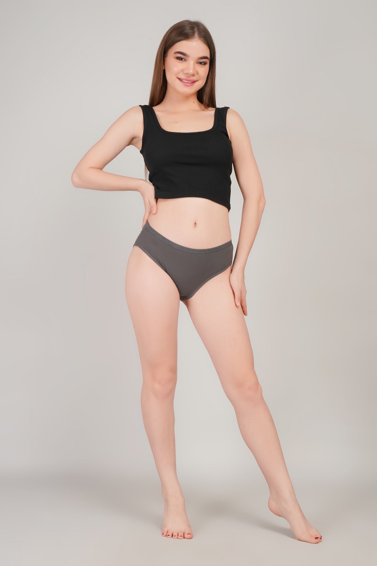 Yonika Komal Solid Lycra Panties | Pack of 3 | Soft Stretch Everyday Comfort
