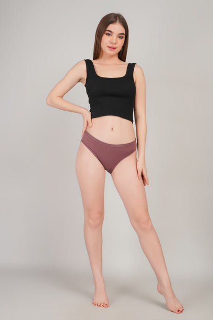 INTIMORA Yonika Solid Panties Pack of 9 | Assorted Colors