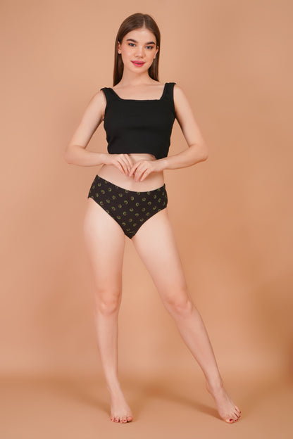 INTIMORA Yonika 30-Day Comfort Pack – 30 Panties (Lycra, Cotton &amp; Interlock | Assorted Prints, Colors &amp; Fabrics)