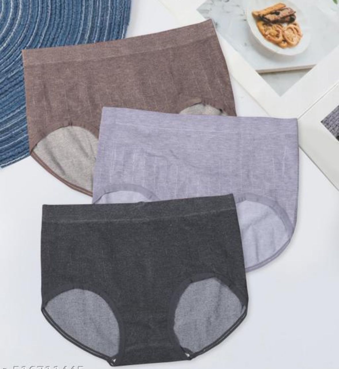 INTIMORA Yonika Curve Comfort Plus Size Panties Pack of 3 – Breathable Full Coverage Innerwear
