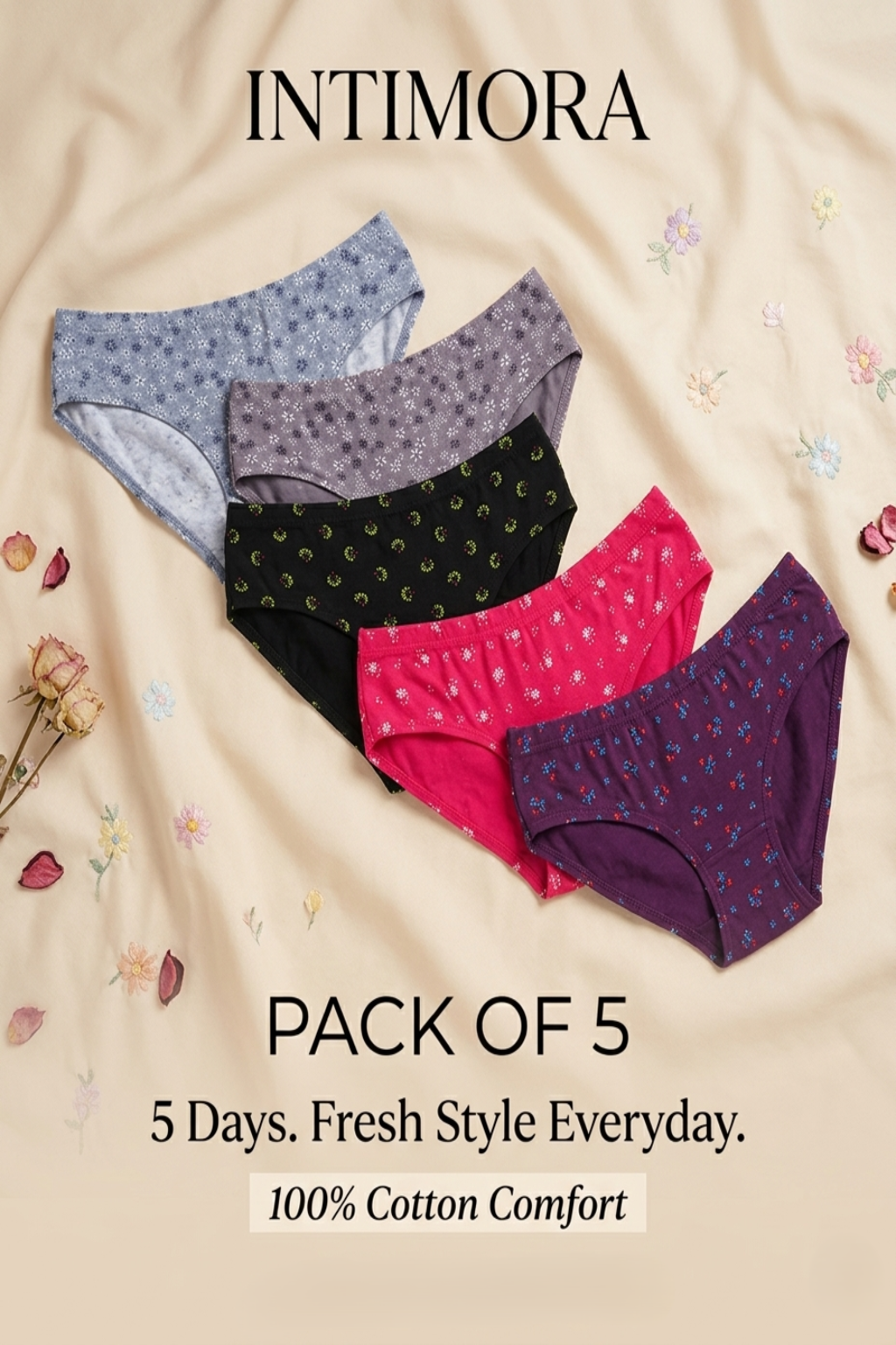 Pack of 5 women&
