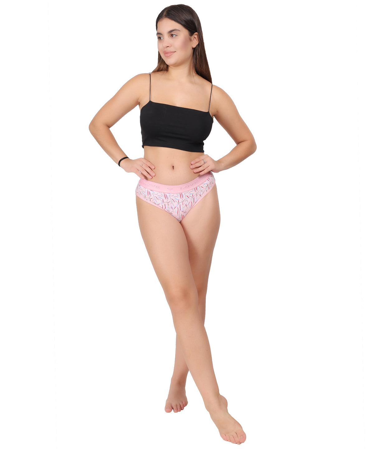 INTIMORA Yonika Broad Waistband Printed Panties Pack of 5 – Soft Stretch Everyday Comfort Panties